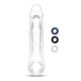 Size Up Clear Penis 2 Inch Extender for increasing length and girth